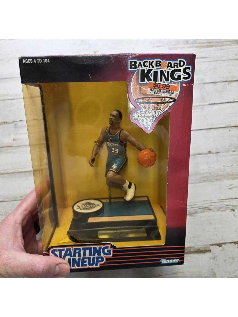 Grant Hill Detroit Pistons Backboard Kings Starting Lineup Collectible Figure